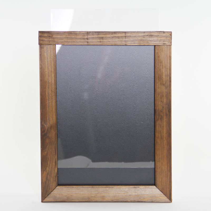Dark Oak Wooden A4 Poster Frame and chalkboard - 297 x 210mm